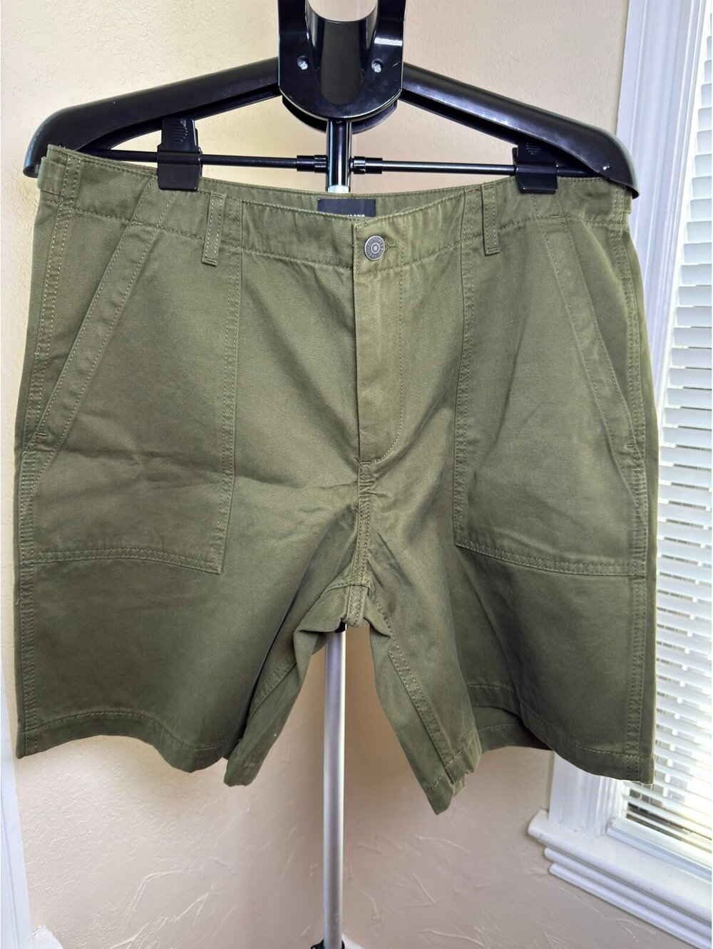 The Kooples‎ Patch Pocket Shorts Olive Green Men’s EU 52 XL NWT $175